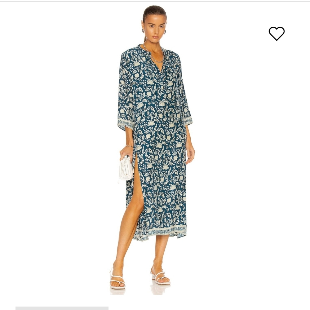 Natalie Martin Eclectic Floral Silk Dress Size L